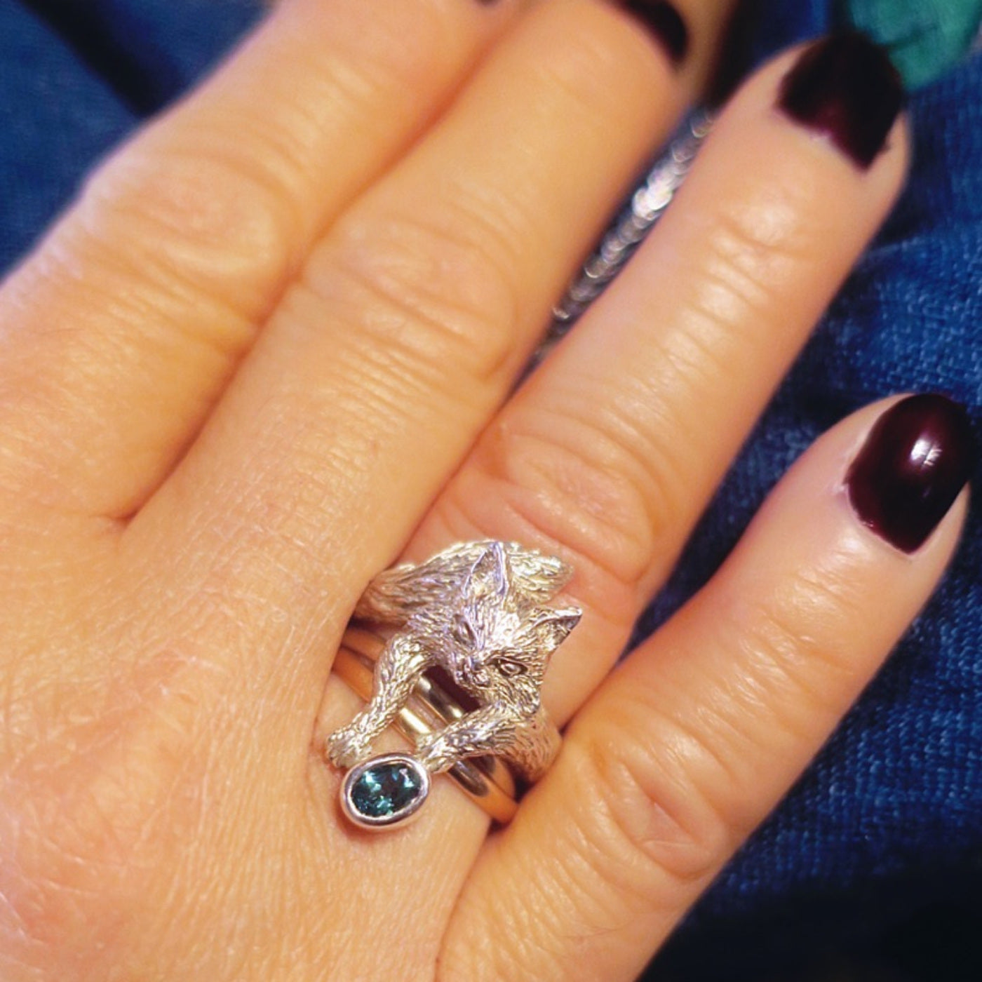 "Leonaldo" Cat Ring/ silver