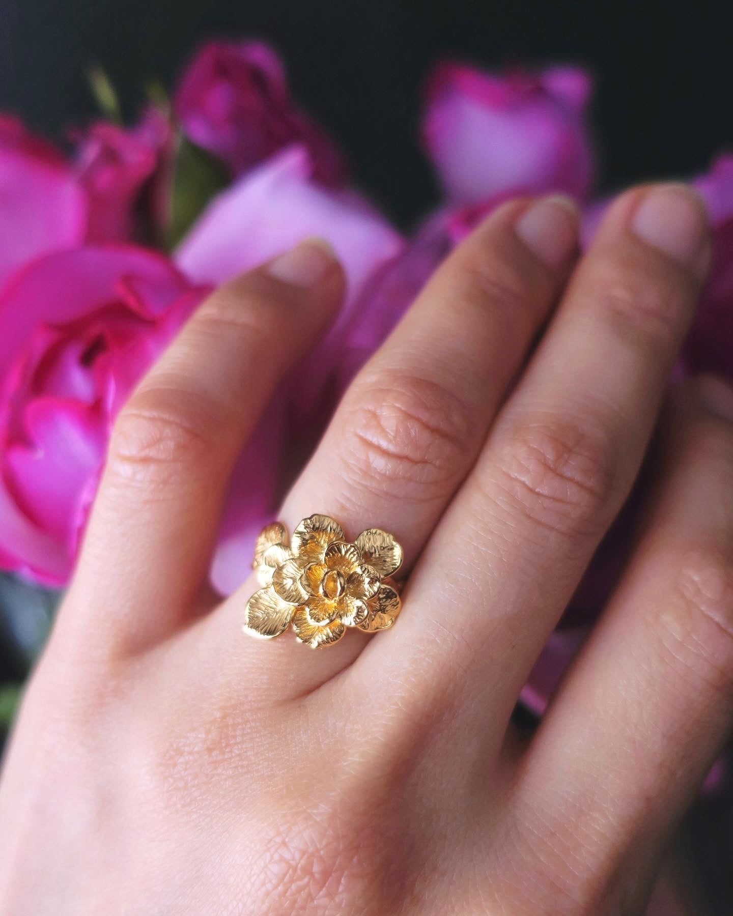 "La vanité" ring / gold