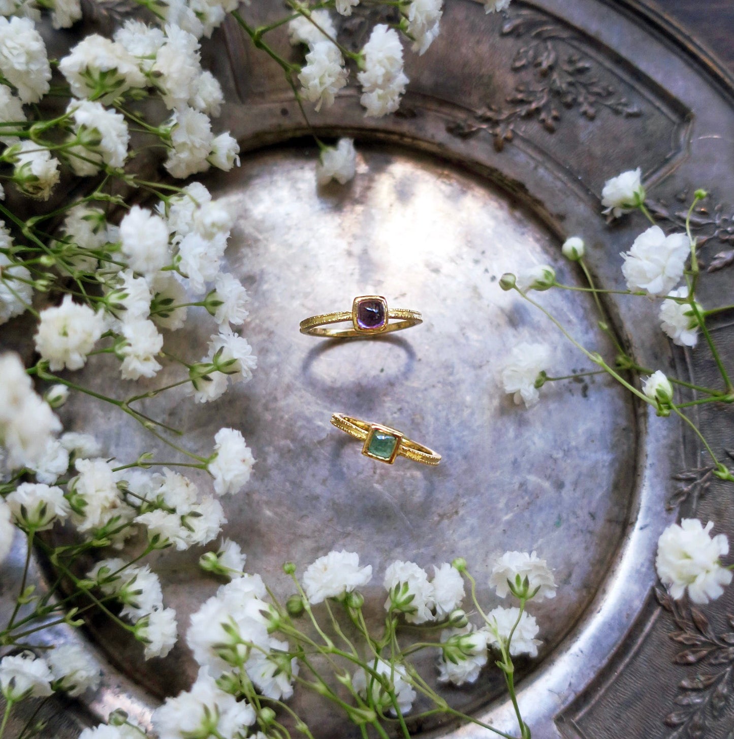 «Semita» emerald ring/ gold