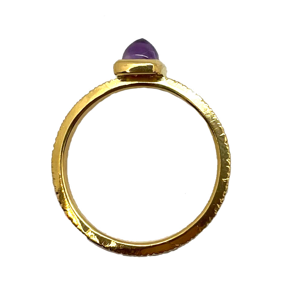 «Semita» amethyst ring/ gold
