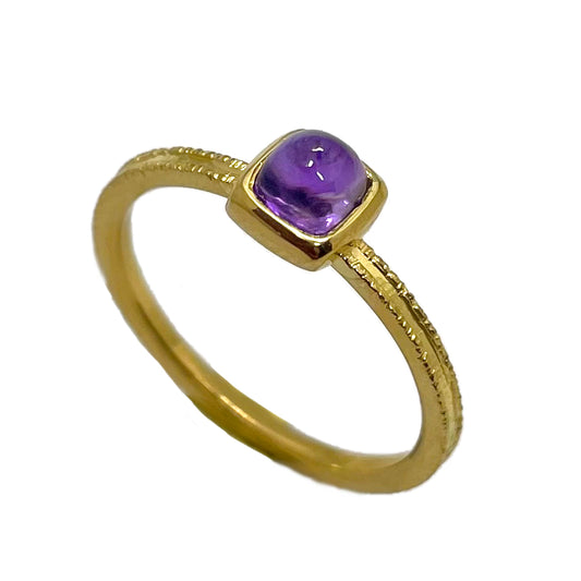 «Semita» amethyst ring/ gold