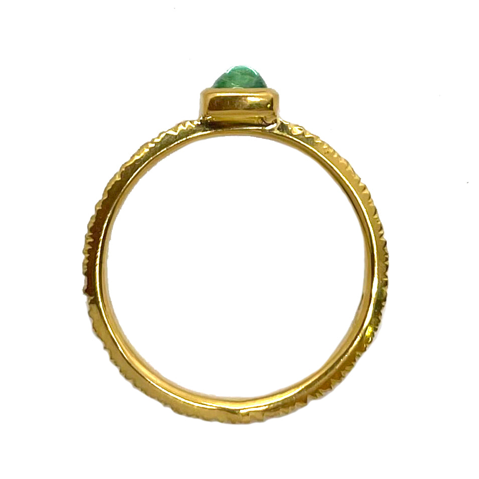 «Semita» emerald ring/ gold