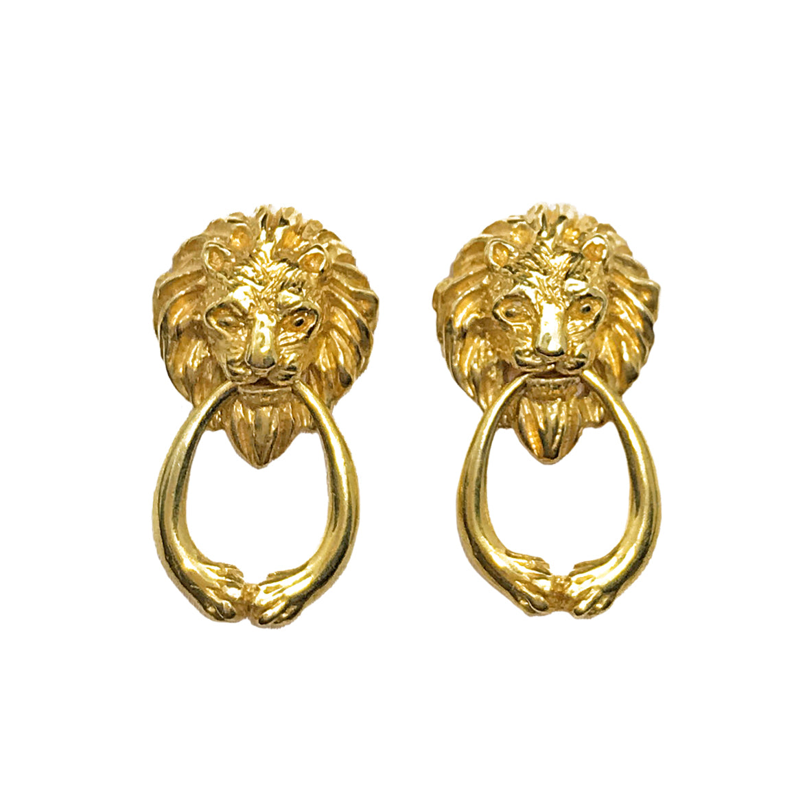 " Heurtoir" lion piercings/ gold