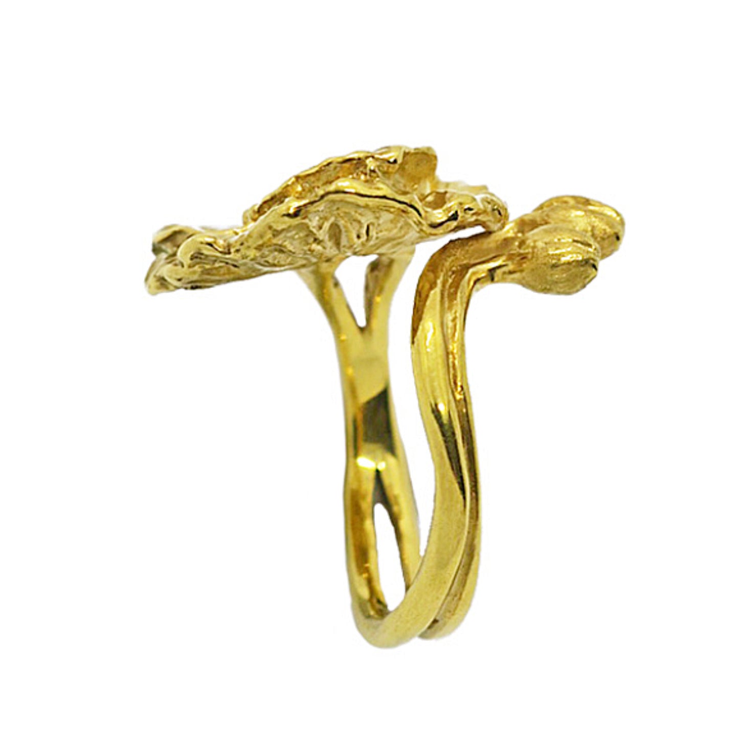 Iceland Poppy Ring/ gold