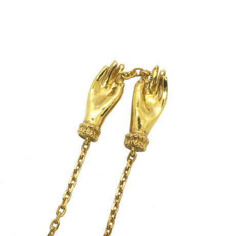 "Les mains" bracelet/ gold