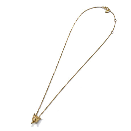 " kennedy " cat necklace/ gold