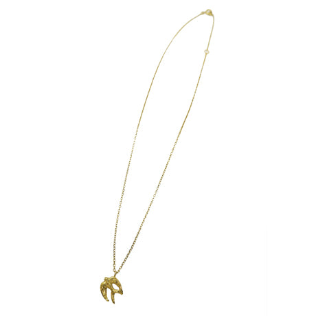 Rising bird necklace/ gold