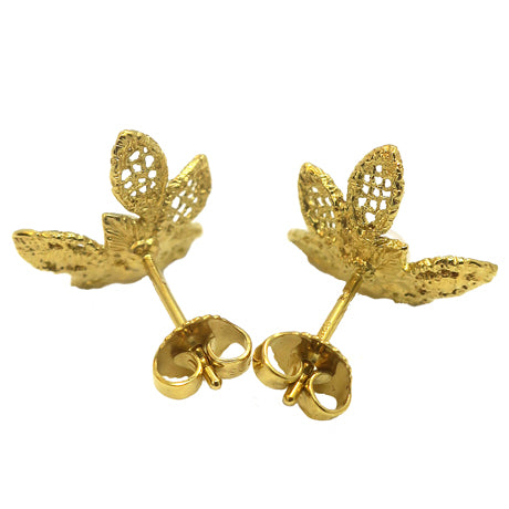 " lueur" pearl piercings/ gold