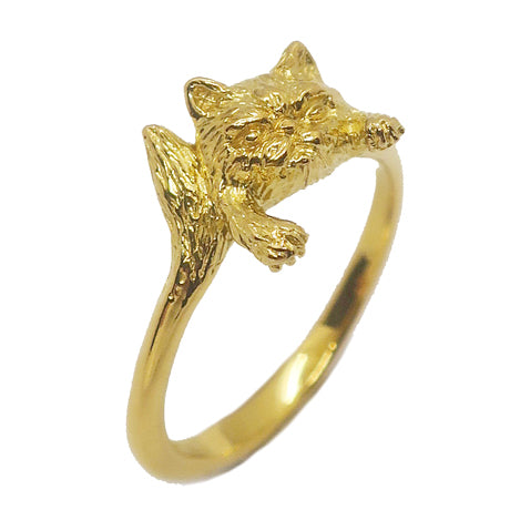 Cattiva cat ring/ gold