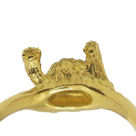 Cattiva cat ring/ gold