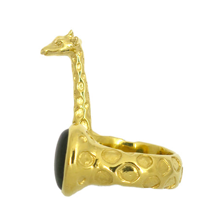 Giraffe Ring – G.Tourmaline/ gold