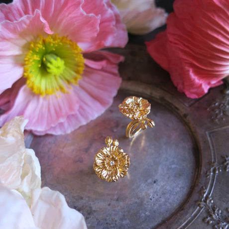 poppy ring / gold