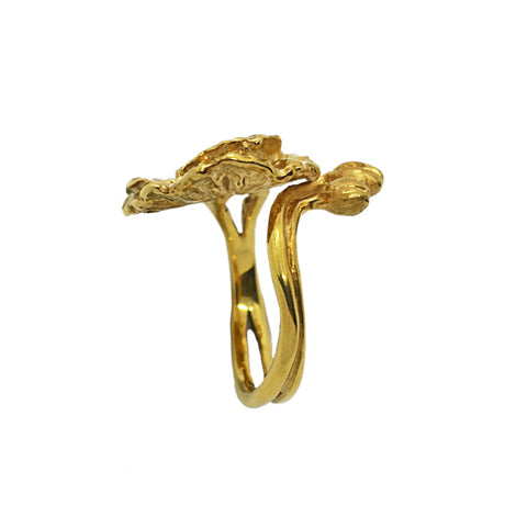 poppy ring / gold