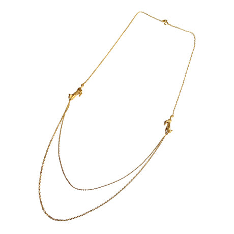 sautoir "deux chats"