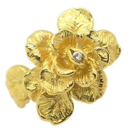 "La vanité" ring with W.sapphire / gold