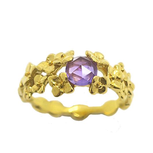 Hortensias ring / gold